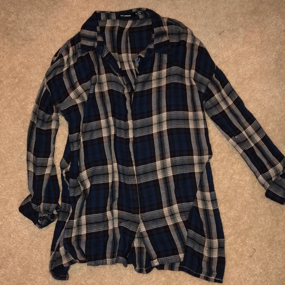 Blu Pepper long sleeved shirt